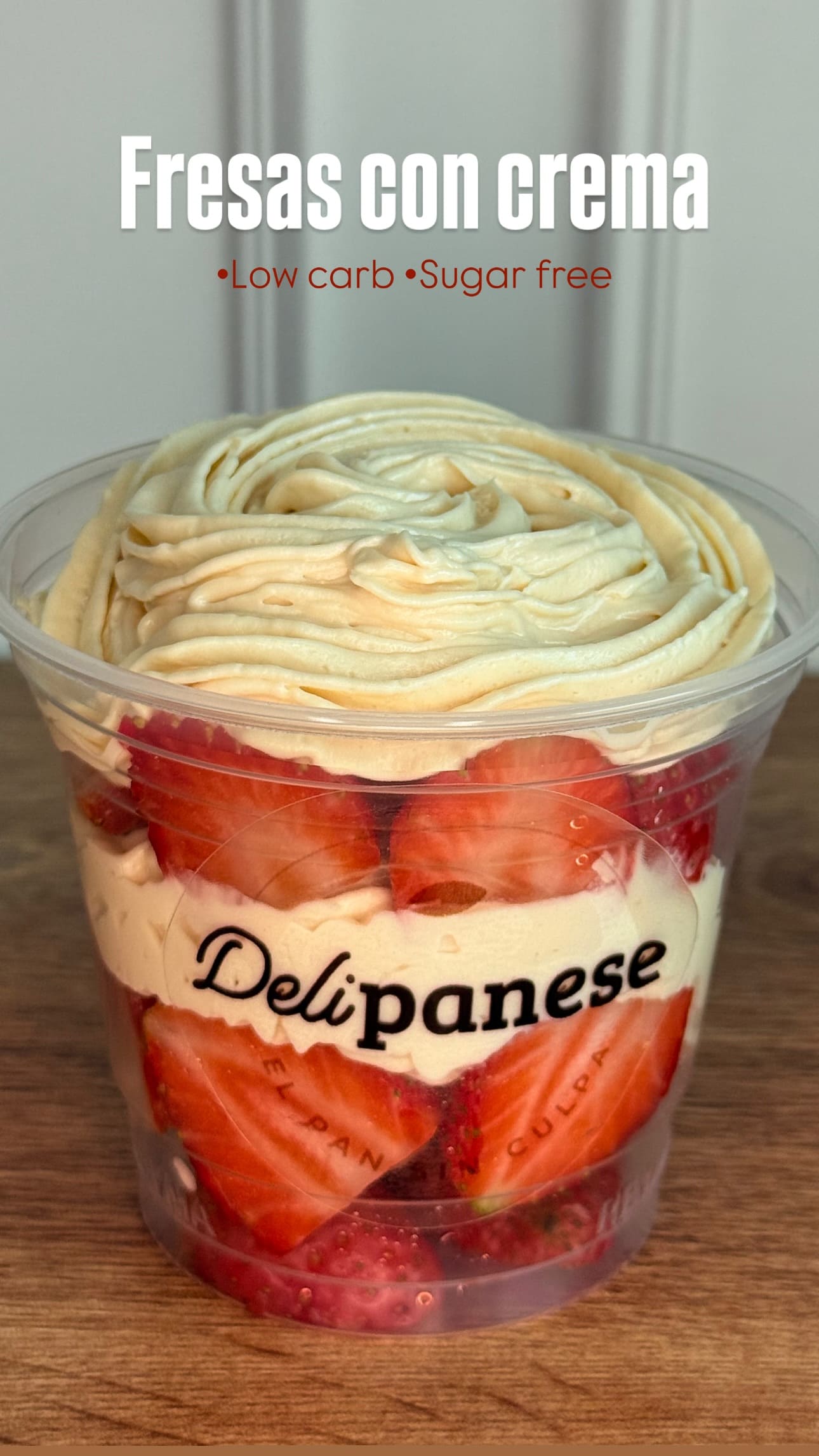 Fresas con crema